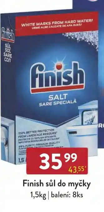 Qanto Finish sůl do myčky 1,5kg nabídka