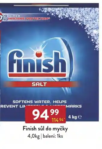 Qanto Finish sůl do myčky 4,0kg nabídka