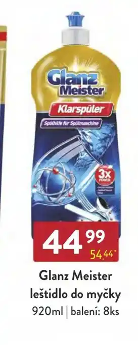 Qanto Glanz Meister leštidlo do myčky 920ml nabídka