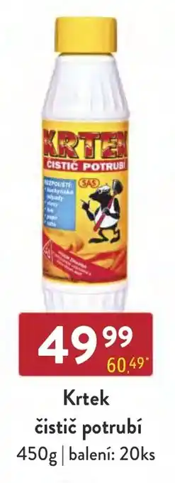 Qanto Krtek čistič potrubí nabídka