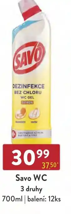 Qanto Savo WC 3 druhy 700ml nabídka