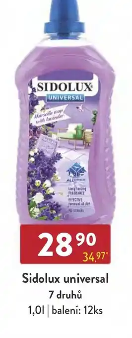 Qanto Sidolux universal 7 druhů 1,0L nabídka