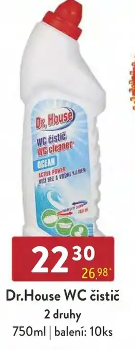 Qanto Dr. House WC čistič 2 druhy 750ml nabídka