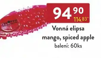 Qanto Vonná elipsa mango, spiced apple nabídka
