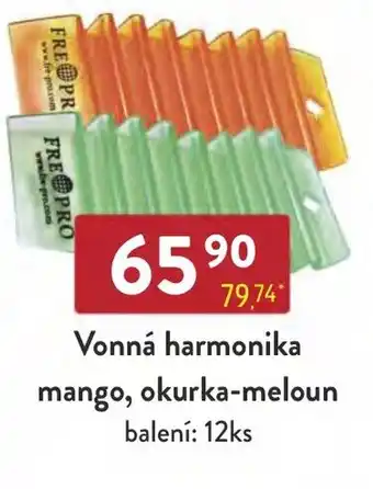 Qanto Vonná harmonika mango, okurka-meloun nabídka