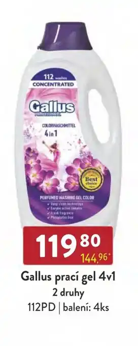 Qanto Gallus prací gel 4v1 2 druhy nabídka