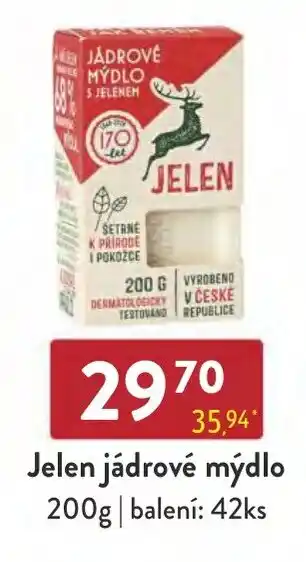 Qanto Jelen jádrové mýdlo 200g nabídka