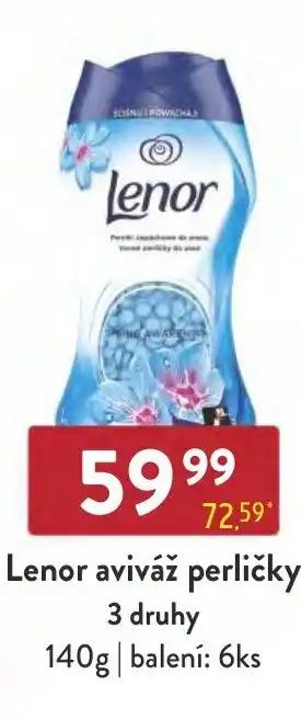 Qanto Lenor aviváž perličky 3 druhy nabídka