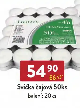 Qanto Svíčka čajová 50ks nabídka