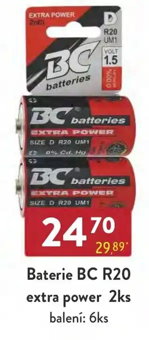 Qanto Baterie BC R20 extra power 2ks nabídka