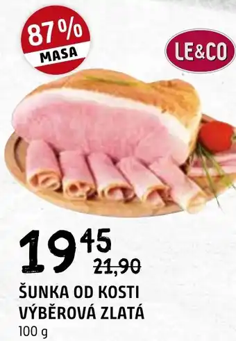 Terno ŠUNKA OD KOSTI VÝBĚROVÁ ZLATÁ nabídka