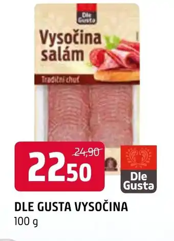 Terno DLE GUSTA VYSOČINA nabídka