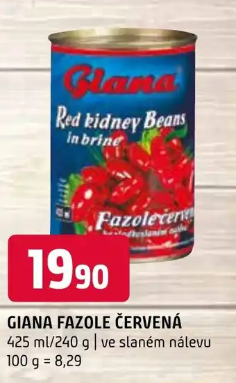 Terno GIANA FAZOLE ČERVENÁ nabídka