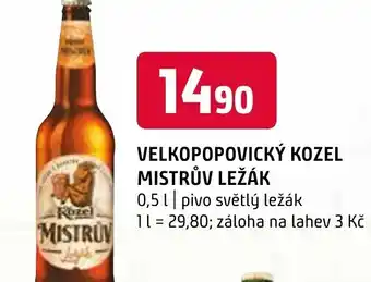 Terno VELKOPOPOVICKÝ KOZEL MISTRŮV LEŽÁK 0.5L nabídka
