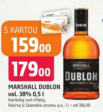 Trefa MARSHALL DUBLON vol. 38% 0.5L nabídka