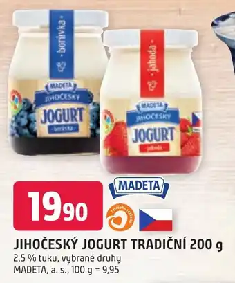 Trefa JIHOČESKÝ JOGURT TRADIČNÍ 200 g nabídka