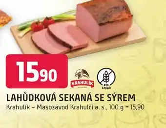 Trefa LAHŮDKOVÁ SEKANÁ SE SÝREM nabídka