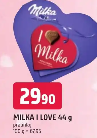 Trefa MILKA I LOVE 44 g nabídka