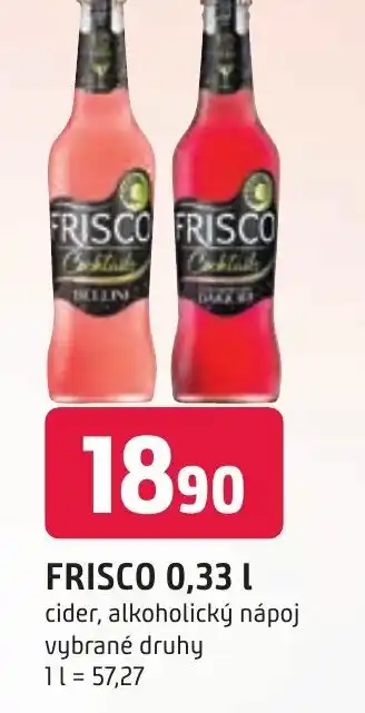 Trefa FRISCO 0,33 L nabídka
