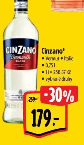 Albert Cinzano nabídka