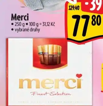 Albert Merci 250 g nabídka