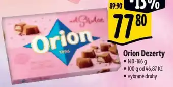 Albert Orion Dezerty nabídka