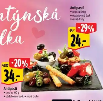 Albert Antipasti nabídka