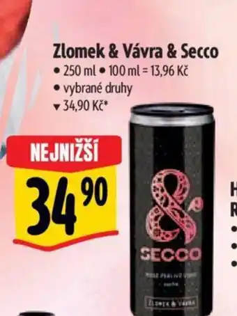 Albert Zlomek & Vávra & Secco nabídka