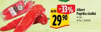 Albert Albert Paprika sladká nabídka