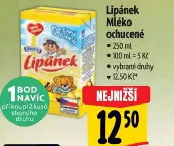 Albert Lipánek Mléko ochucené nabídka