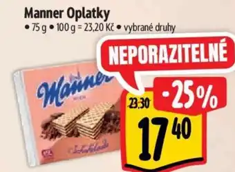 Albert Manner Oplatky nabídka