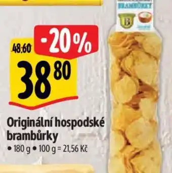 Albert Originální hospodské brambůrky 180 g nabídka