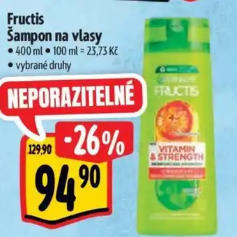 Albert Fructis Šampon na vlasy nabídka