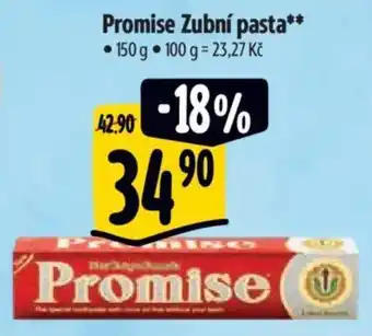 Albert Promise Zubní pasta nabídka