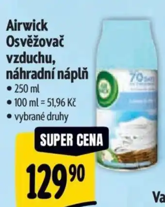 Albert Airwick Osvěžovač vzduchu, náhradní náplň nabídka