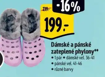 Albert Dámské a pánské zateplené phylony nabídka