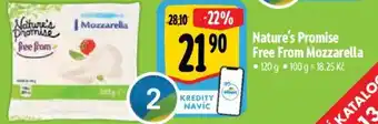 Albert Nature's Promise Free From Mozzarella nabídka