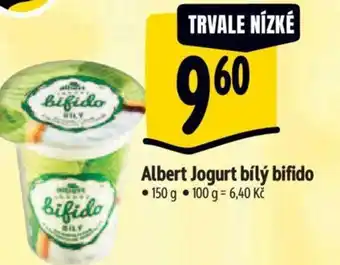 Albert Albert Jogurt bílý bifido nabídka