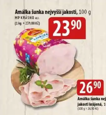Bala Amálka šunka nejvyšší jakosti, 100 g nabídka