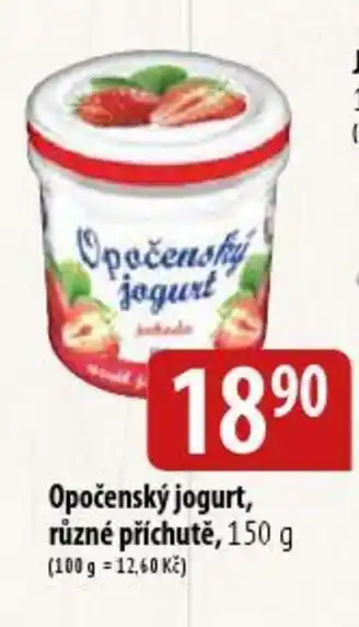 Bala Opočenský jogurt, různé příchutě, 150 g nabídka