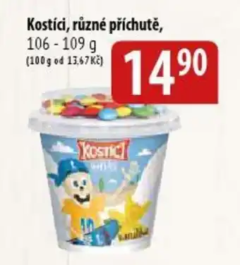 Bala Kostici, různé příchutě nabídka