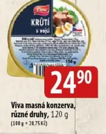 Bala Viva masná konzerva, různé druhy, 120 g nabídka