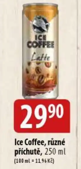 Bala Ice Coffee, různé příchutě, 250 ml nabídka