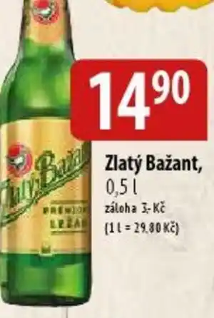 Bala Zlatý Bažant, 0,5 l. nabídka