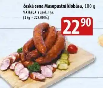 Bala Česká cena Masopustní klobása, 100 g nabídka