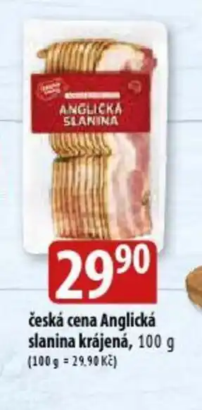 Bala Česká cena Anglická slanina krájená, 100 g nabídka