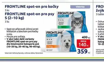 Benu Frontline spot-on pro psy nabídka