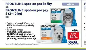 Benu Frontline spot-on pro kočky nabídka