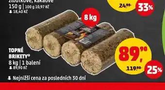 Penny Market Topné brikety nabídka