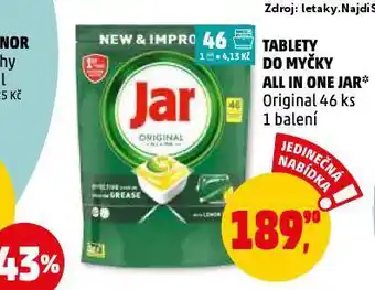 Penny Market Jar tablety do myčky nabídka